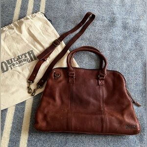 Duluth Trading Lifetime Leather Business Bag, dust cover